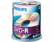 1x100 Philips DVD-R 4,7GB 16x SP