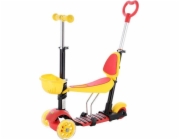 NILS FUN HLB07 4in1 children s scooter BLACK-YELLOW-RED
