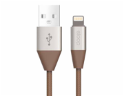 Orsen S31 Lightning Cable 2.1A 1.2m brown