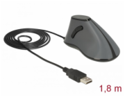 Delock Ergonomická vertikální optická 5-tlačítková USB myš