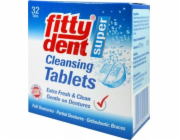 Fittydent Fittydent, Silně čistící tablety na zubní protézy, Dentaid, 32 kusů