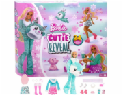 Mattel Barbie Cutie Reveal adventní kalendář 2023, panenka