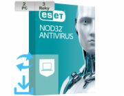 ESET NOD32 Antivirus 20XX 2PC na 3r El.lic AKT