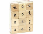 Tupiko bloky - malá písmena (abeceda), naučit se číst, psát Uniw