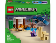  LEGO 21251 Minecraft Steve s Desert Expedition, stavebnice