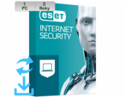 ESET Internet Security 20XX 1PC na 2r El.lic AKT