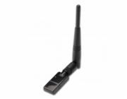 DIGITUS Bezdrátový 300N USB 2.0 adapter, 300Mbps, Realtek 8192 2T/2R, externí anténa,