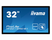 Dotykový monitor IIYAMA ProLite TF3215MC-B1, 31,5" kioskový LED, PCAP, USB, VGA/HDMI, lesklý, bez rámečku, černý