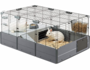 FERPLAST Multipla - Modularer Käfig für Kaninchen oder Meerschweinchen - 107 5 x 72 x 50 cm
