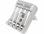 LogiLink Nabíječka LOGILINK - Nabíječka pro Ni-MH / Ni-Cd AA / AAA / 9V baterie