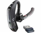 PLANTRONICS Bluetooth Headset Voyager 5200UC, nabíjecí pouzdro, černá