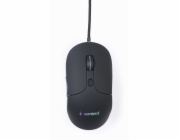 GEMBIRD myš MUS-UL-02, podsvícená, černá, 2400DPI, USB