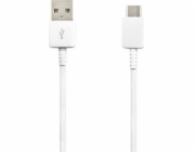 USB kabel USB-A – USB-C 1 m bílý (17518)