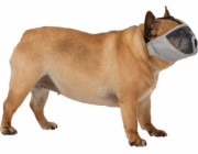 Náhubek Trixie pro psy s krátkým čumákem, polyester, XS–S: 15 cm, šedý