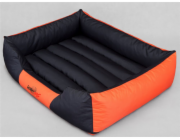 HOBBYDOG Comfort Bed - Černo-oranžová XXL