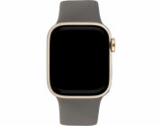 Apple Watch 9 Cell 41mm Gold Stainl. Steel Clay Sportband M/L
