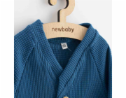 Kojenecký kabátek na knoflíky New Baby Luxury clothing Oliver modrý Vel.80 (9-12m)