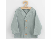 Kojenecký kabátek na knoflíky New Baby Luxury clothing Oliver šedý Vel.56 (0-3m)