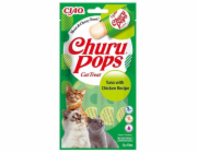 INABA Churu Pops Tuna with chicken - cat treats - 4x15 g