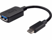 USB MicroConnect USB-C – USB-A kabel černý (USB3.1CAF02BH)