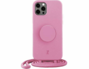 Just Elegance JE PopGrip Case iPhone 12/12 Pro 6,1" pastelově růžová/pastelově růžová 30158 (Just Elegance)