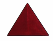 Červený nalepovací reflektor, trojúhelník, 153x133 mm