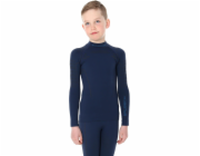 Juniorské tričko Brubeck THERMO Junior, tmavě modrá, velikost 140/146 (LS13640)