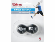 Wilson Wilson Staff Squash Blue Dot 2 Pack Ball WRT617500 Black Jedna velikost