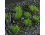 Gamers Grass : Trsy trávy – 6 mm – Silně zelená (divoká)