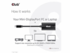Club3D aktivní adaptér mini DisplayPort 1.4 na HDMI 4K120...