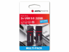 AgfaPhoto USB 3.2 Gen 1     32GB cerná MP2 10570MP2