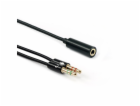SBOX 35F-2X35M Kabel audio 2x jack/1x jack sam0,2m