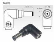 AVACOM nabíjecí Jack pro Notebooky C24 (7,4mm x 5,1mm pin) pro HP/Compaq
