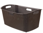 koš na čisté prádlo 47l,60x28x30 hnědý MY STYLE