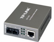 TP-LINK MC110CS  Optický konvertor: 10/100Mbps RJ45 to 100Mbp single-mode SC fiber Converter, Full-duplex,up to 20 Km