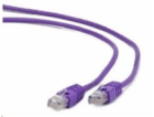GEMBIRD kabel patchcord CAT6 stíněný FTP 0,5m, fialový