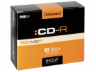 1x10 Intenso CD-R 80 / 700MB 52x Speed, Slimcase