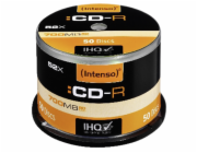 1x50 Intenso CD-R 80 / 700MB 52x Speed, Cakebox