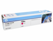 HP 126A Magenta LJ Toner Cart, CE313A (1,000 pages)