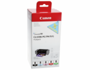 Canon CLI Value Pack 8 Multipack - 13 ml - černá, azurová, purpurová, červená, zelená - originální - inkoustový zásobník - pro PIXMA Pro9000, Pro9000 Mark II