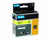 Dymo Nylon - černá auf Gelb - Roll (1.2 cm x 3.5 m) 1 Kassette(n) Flexitape