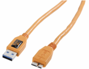 Tether Tools TetherPro USB 3.0 A/Micro B 4,6m oranzova