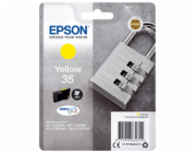 Epson 35 - 9.1 ml - žlutá - originální - blistr - inkoustová cartridge - pro WorkForce Pro WF-4720, WF-4720DWF, WF-4725DWF, WF-4730, WF-4730DTWF, WF-4740, WF-4740DTWF