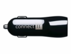 CONNECT IT PREMIUM nabíječka do auta 2xUSB 3.1A +1A, černá