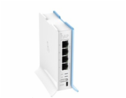 MikroTik hAP Lite (tower), 650MHz CPU, 32MB RAM, 4x LAN, integr. 2.4GHz Wi-Fi, WPS, vč. L4