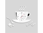 Esperanza EHC006W FLORENCE nástěnné hodiny Coffee Time, bílé
