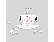Esperanza EHC006W FLORENCE nástěnné hodiny Coffee Time, bílé