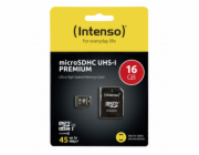 Intenso microSDHC Card      16GB Class 10 UHS-I Premium