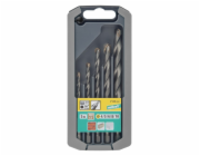 Sada vrtáků do kamene se 6hrannou stopkou, pr. 4,5,6,8,10 mm 7123000