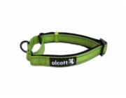 Alcott reflexní obojek pro psy, Martingale, zelený, velikost L
